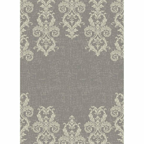 Sleep Ez 7 ft. 10 in. x 9 ft. 10 in. Galleria Kingston Area Rug, Gray SL2109897